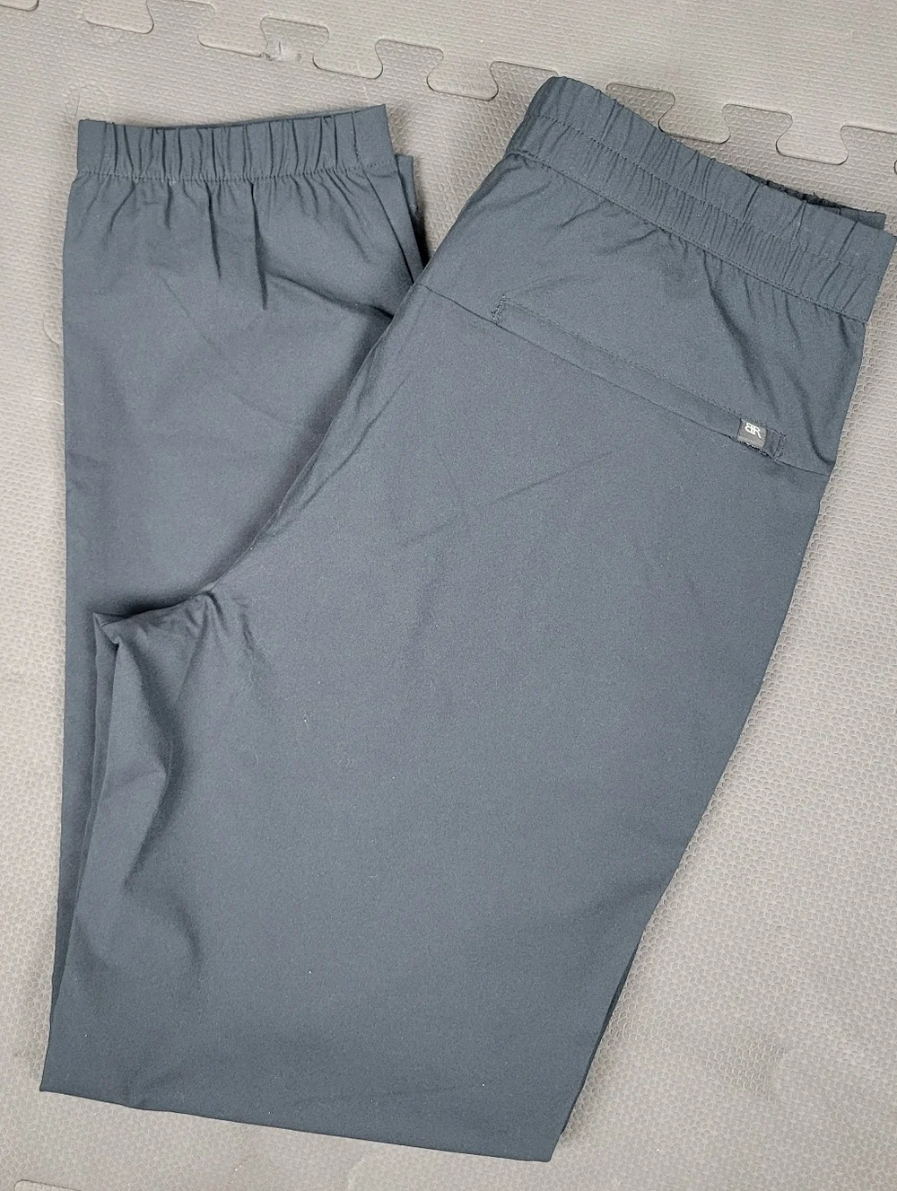Banana Republic Performance Jogger Pants Mens Size 32 Black Casual Elastic Waist